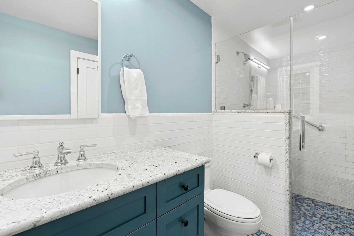 Bathroom, Glass Shower, Interior