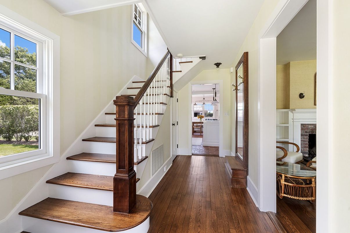 Fireplace, Interior, Wood Texture Flooring