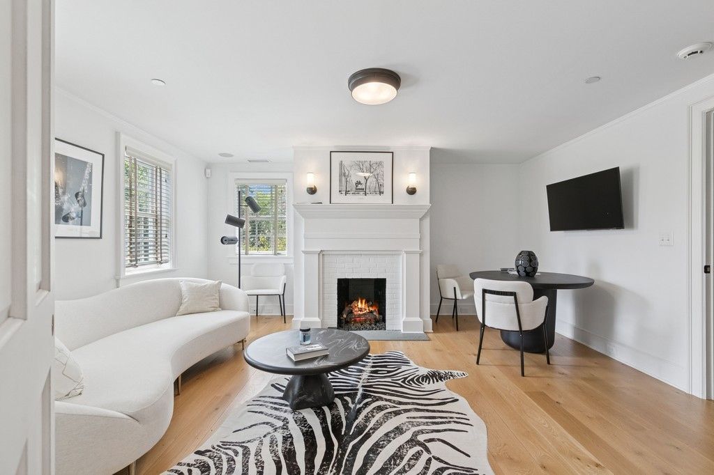Fireplace, Interior, Living room, Wood Texture Flooring