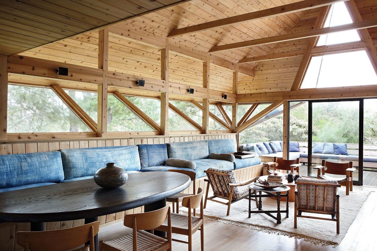 Dining room, Interior, Living room, Wooden Beams, Wooden Ceilings, Wood Texture Flooring, Wooden Walls