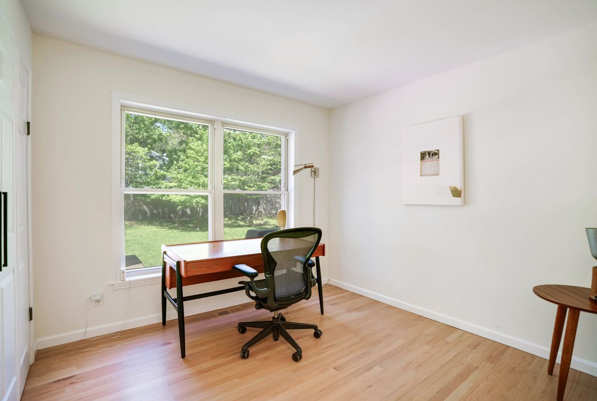 Home Office, Interior, Wood Texture Flooring