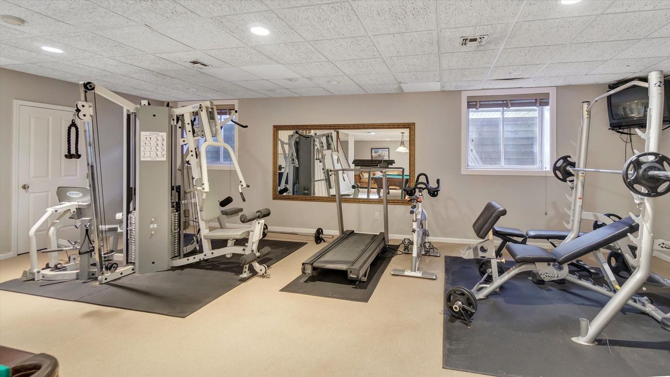 Fitness Equipment, Interior, Recessed Lighting