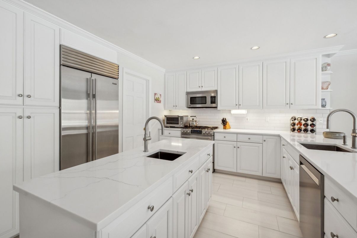 Interior, Kitchen, Recessed Lighting, Stainless Steel Appliances