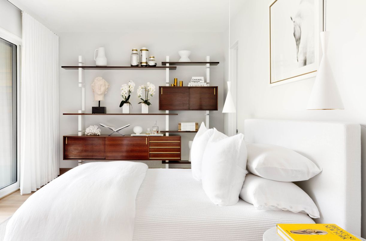 Bedroom, Interior, Wood Texture Flooring