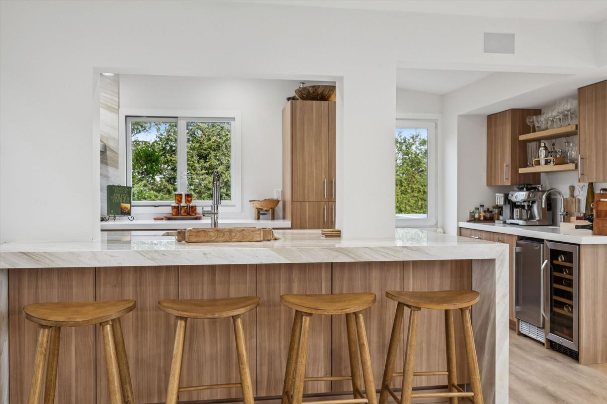 Interior, Kitchen, Wood Texture Flooring