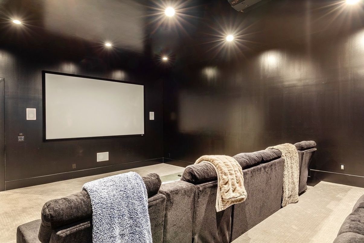 Interior, Projection Screen, Theatre Room
