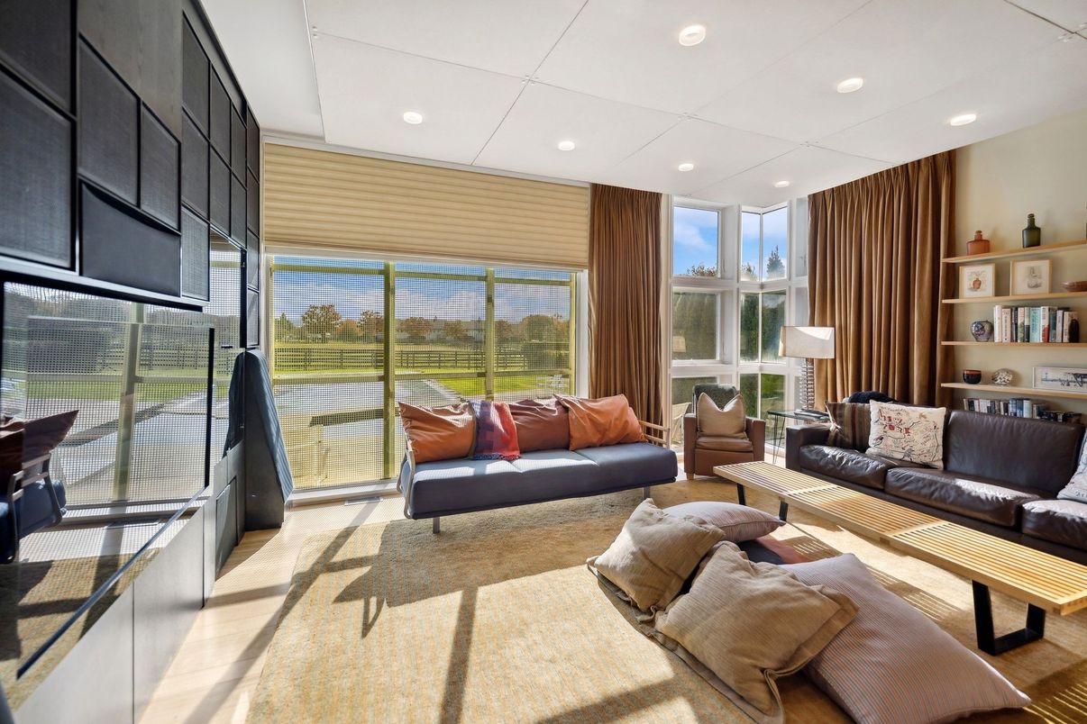 Interior, Living room, Recessed Lighting