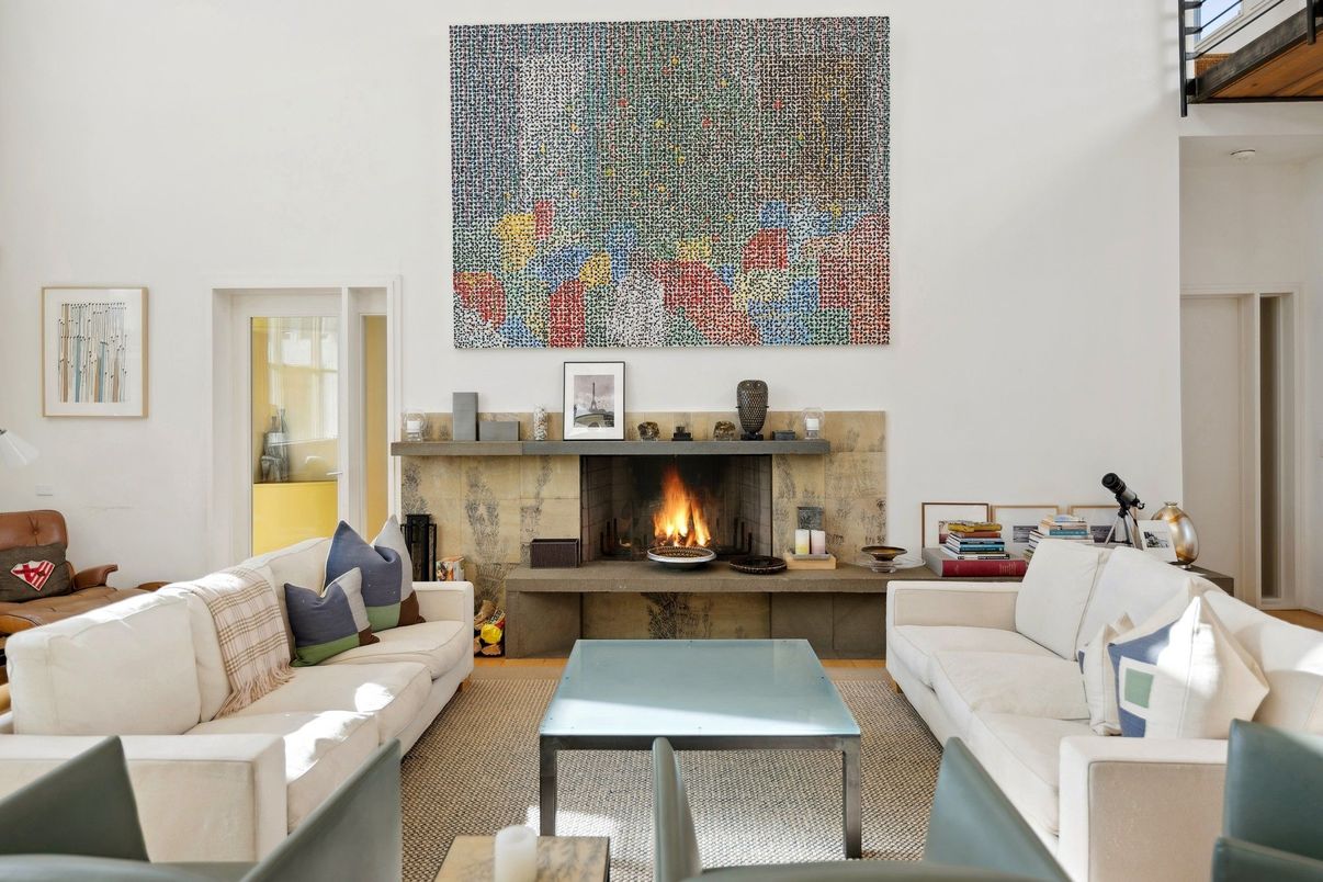 Fireplace, Interior, Living room