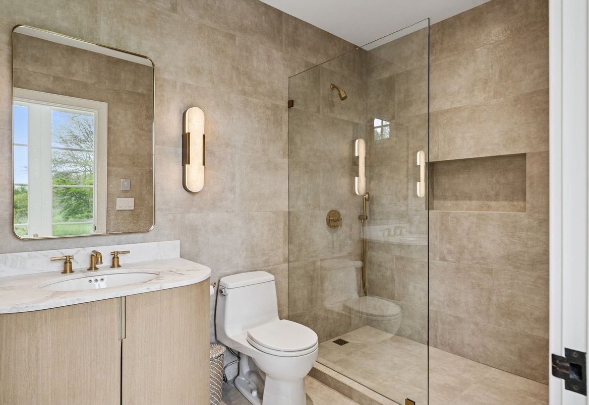 Bathroom, Glass Shower, Interior