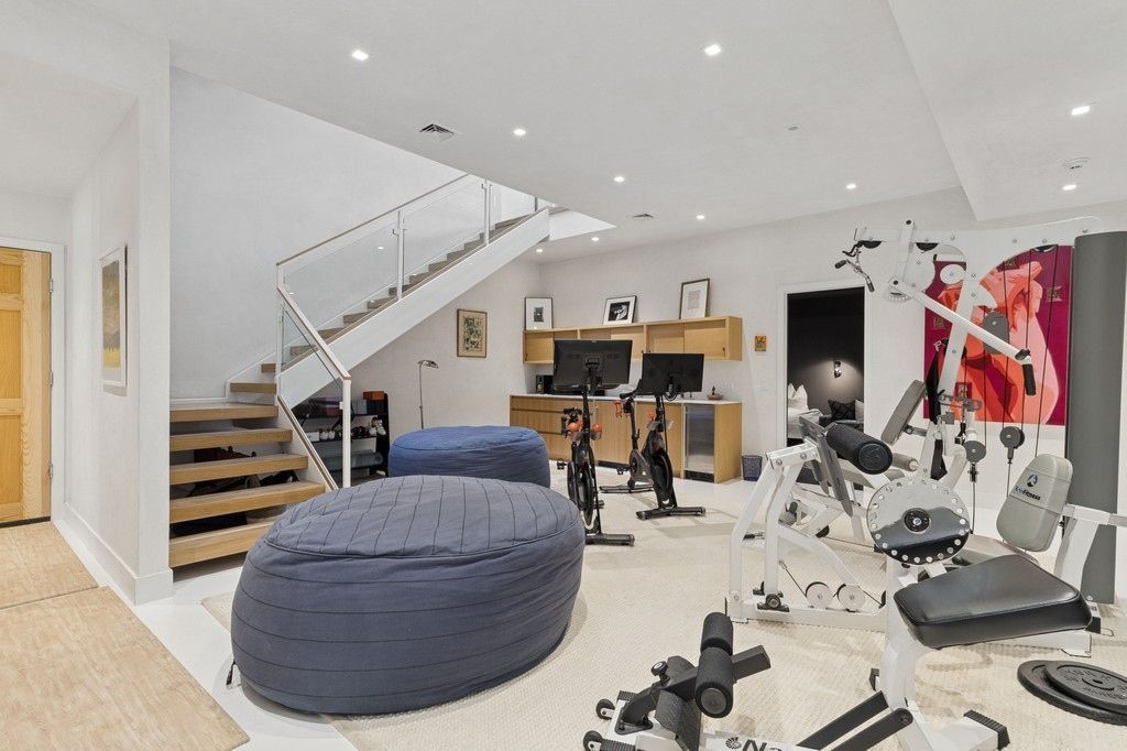 Fitness Equipment, Interior, Recessed Lighting
