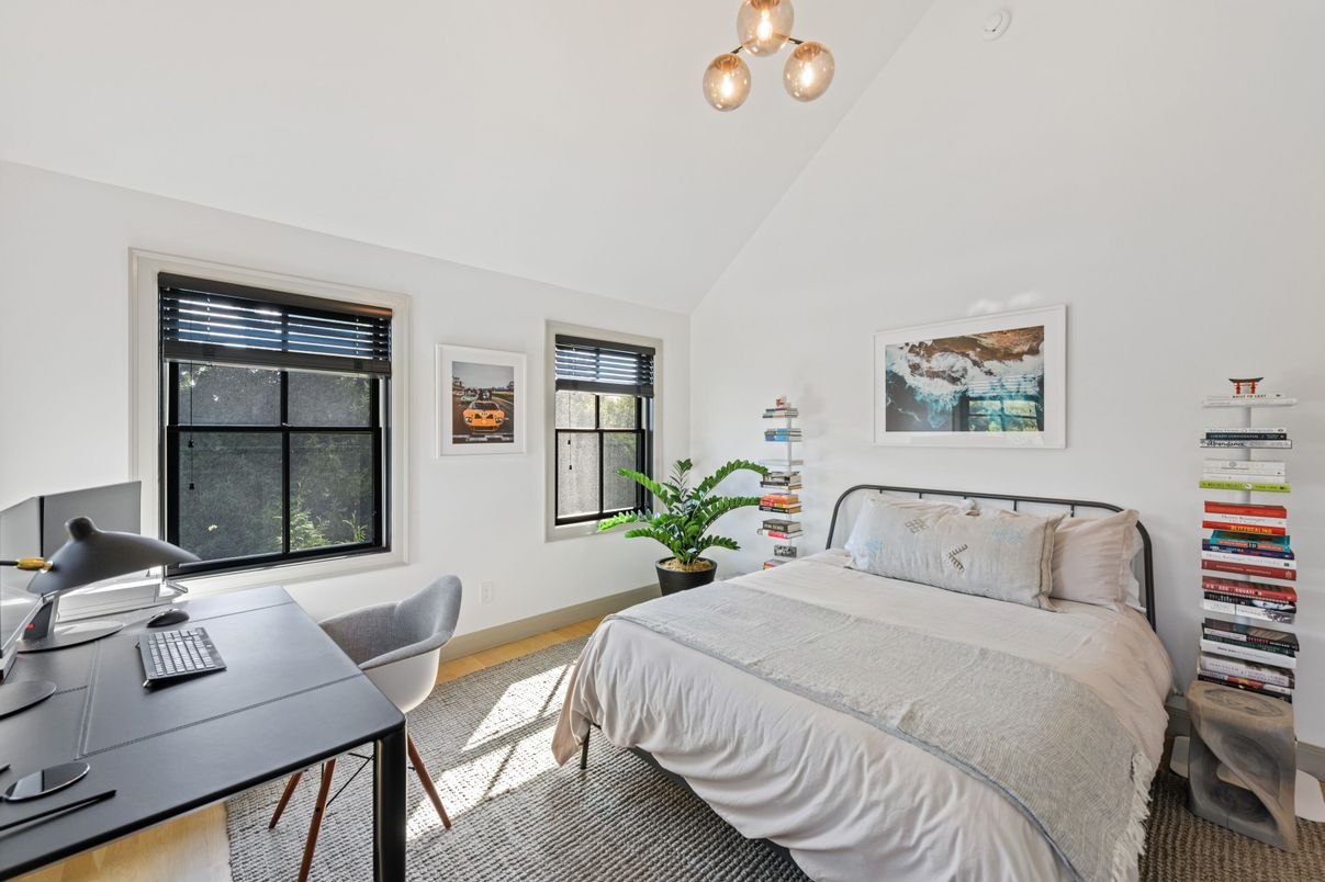 Bedroom, Home Office, Interior, Wood Texture Flooring