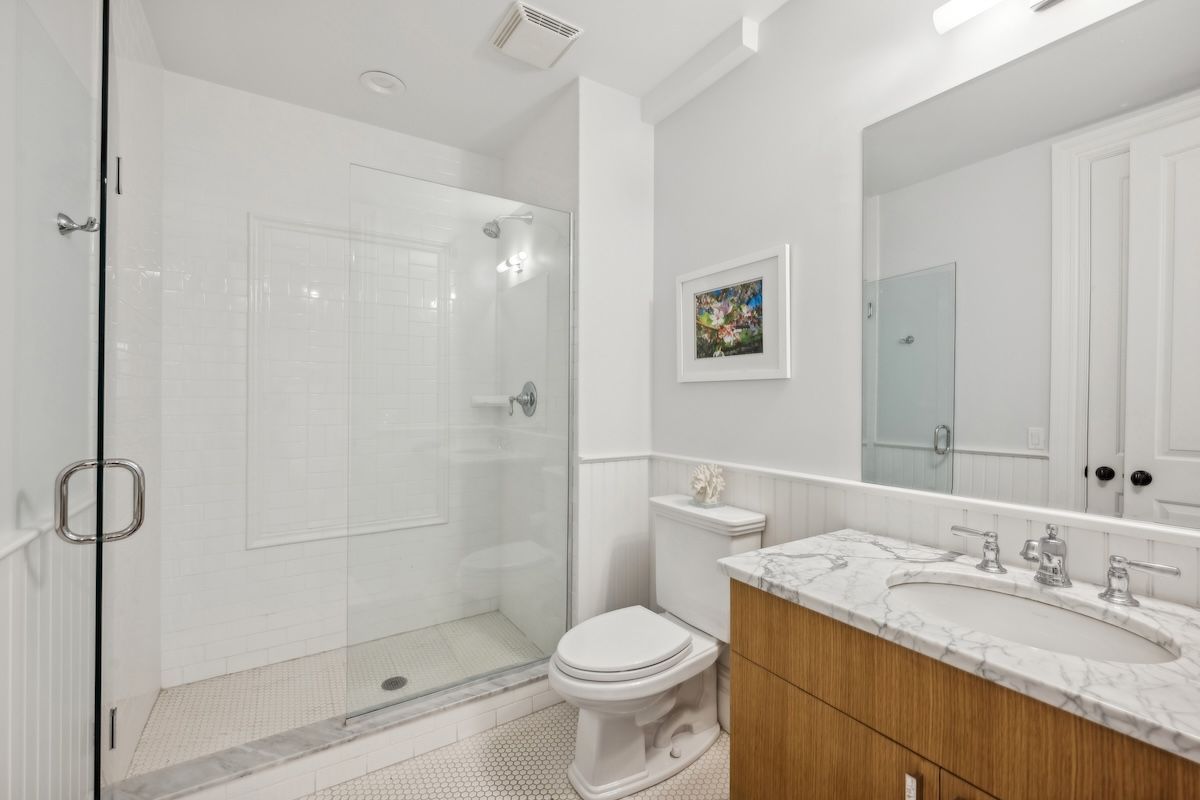 Bathroom, Glass Shower, Interior