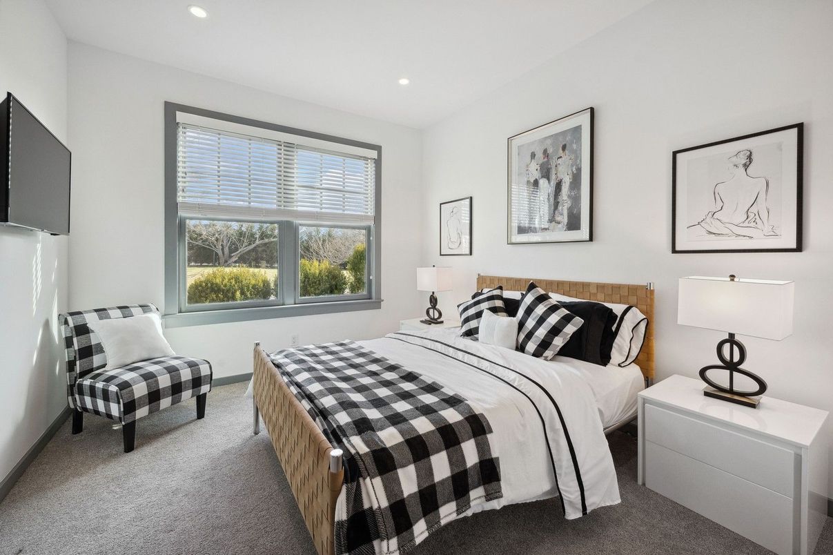 Bedroom, Interior, Recessed Lighting