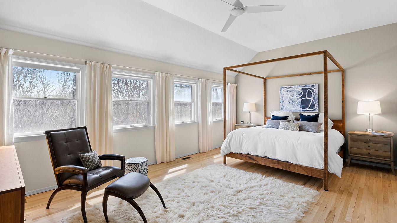 Bedroom, Interior, Wood Texture Flooring