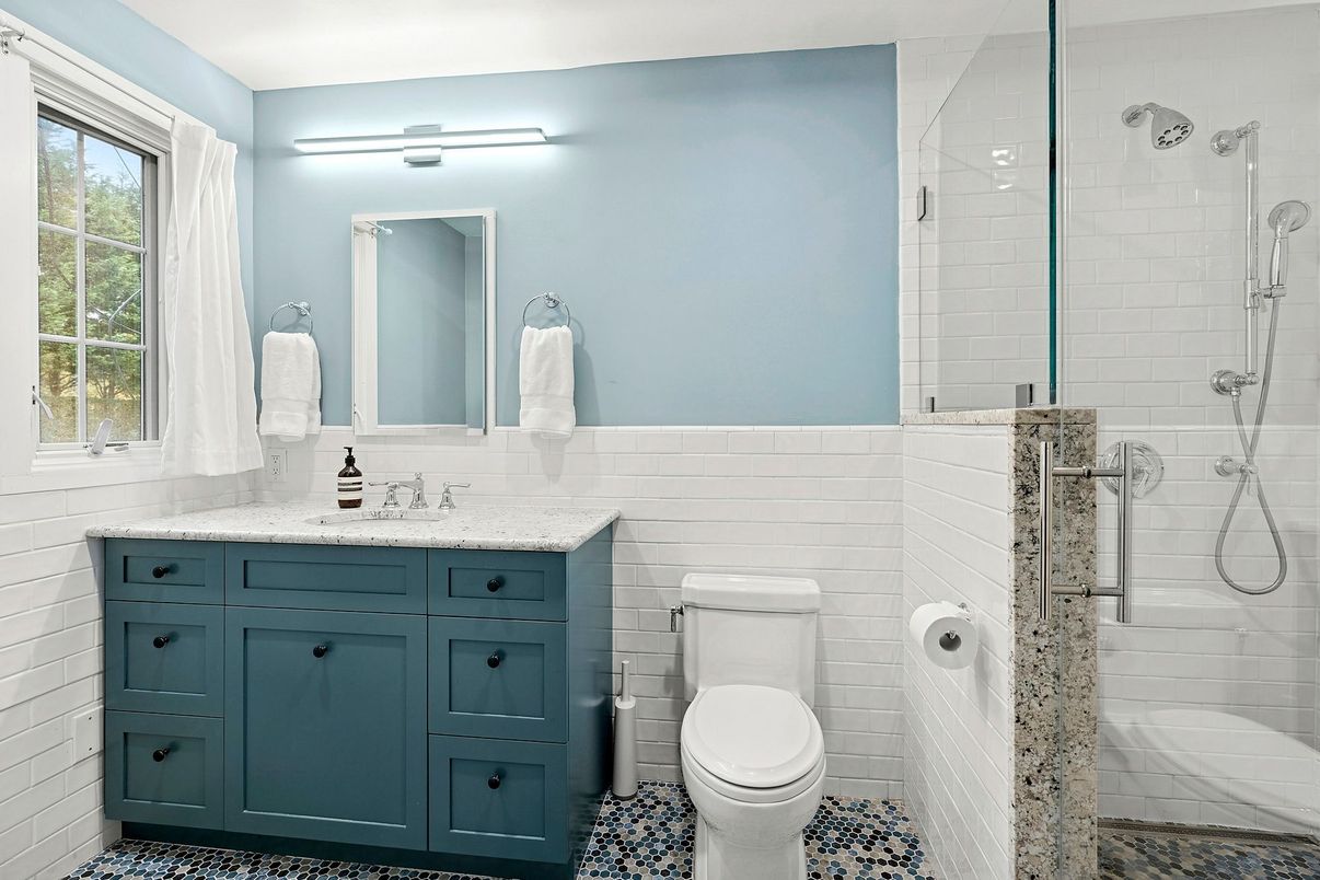 Bathroom, Glass Shower, Interior