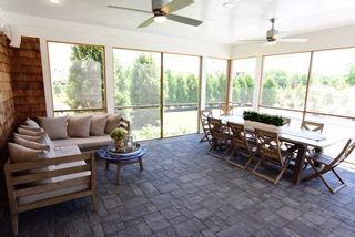 Dining room, Interior, Living room, Recessed Lighting, Sun Room, Wooden Walls