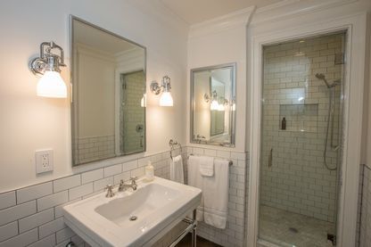 Bathroom, Glass Shower, Interior