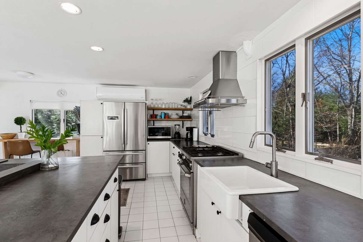 Interior, Kitchen, Recessed Lighting, Stainless Steel Appliances