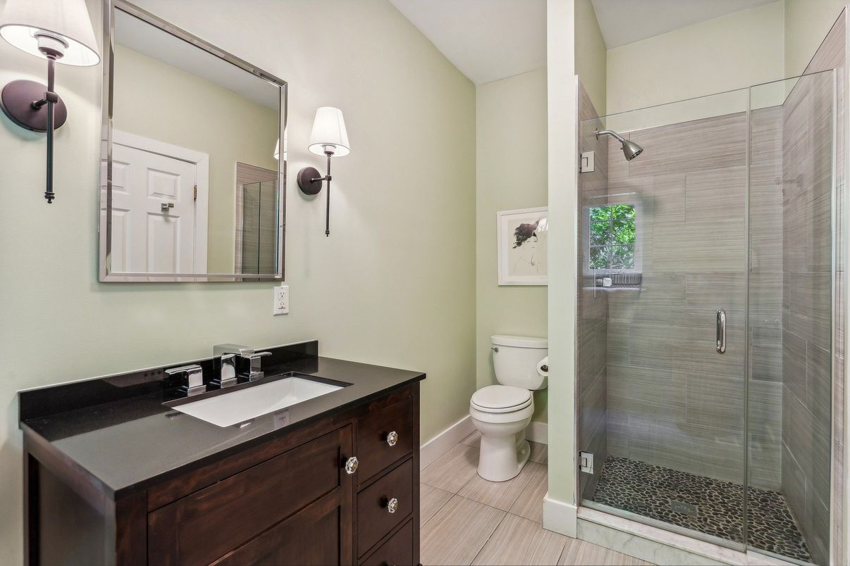Bathroom, Glass Shower, Interior