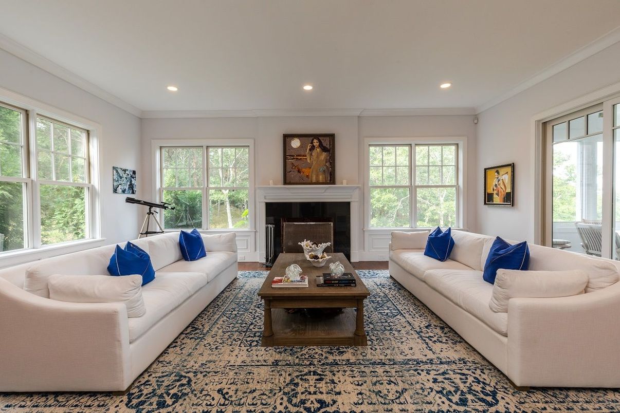 Fireplace, Interior, Living room, Recessed Lighting