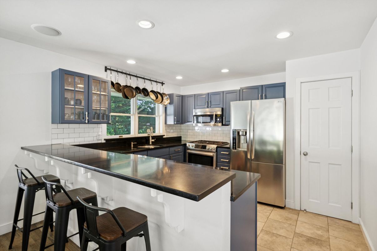 Interior, Kitchen, Recessed Lighting, Stainless Steel Appliances
