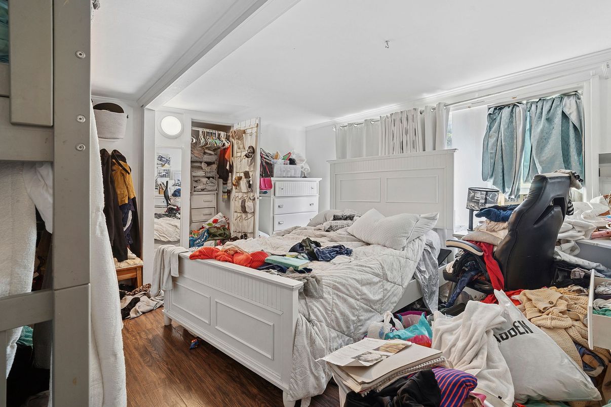 Bedroom, Home Office, Interior, Wood Texture Flooring