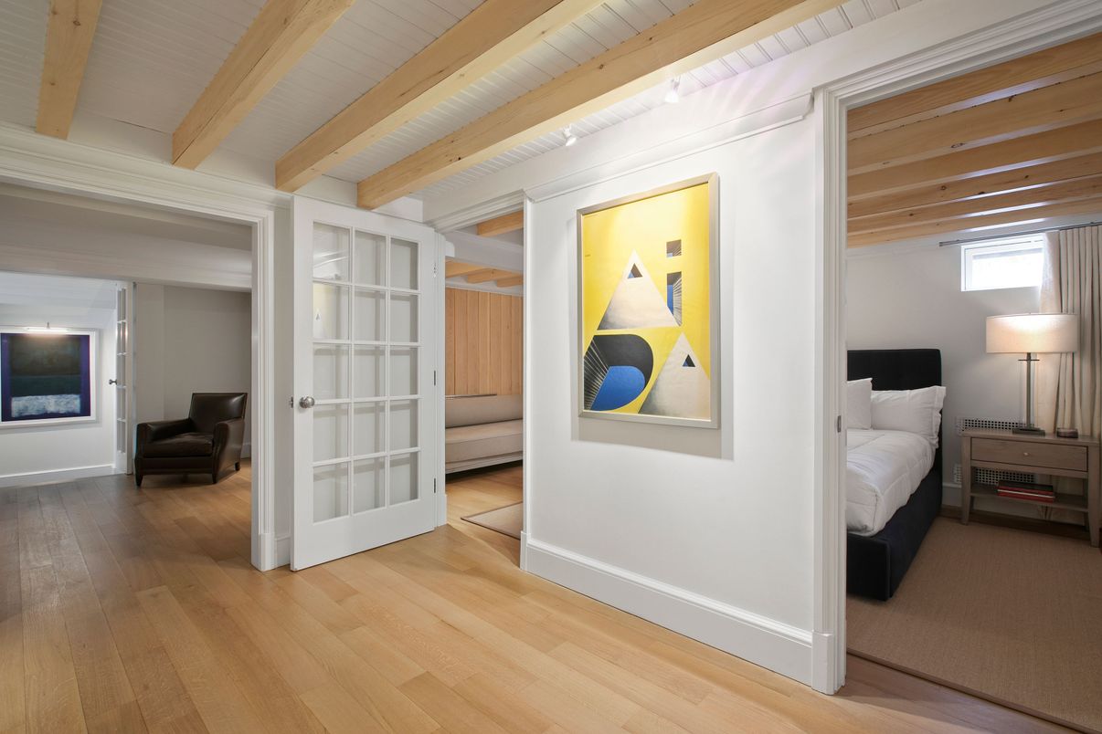 Bedroom, Interior, Wooden Beams, Wooden Ceilings, Wood Texture Flooring