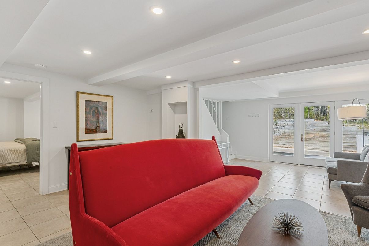 Interior, Living room, Recessed Lighting