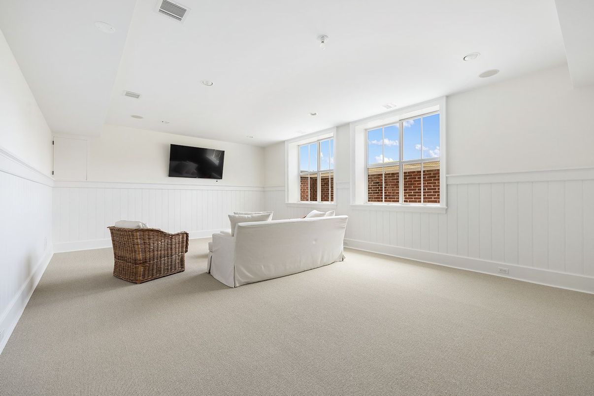 Interior, Living room, Recessed Lighting