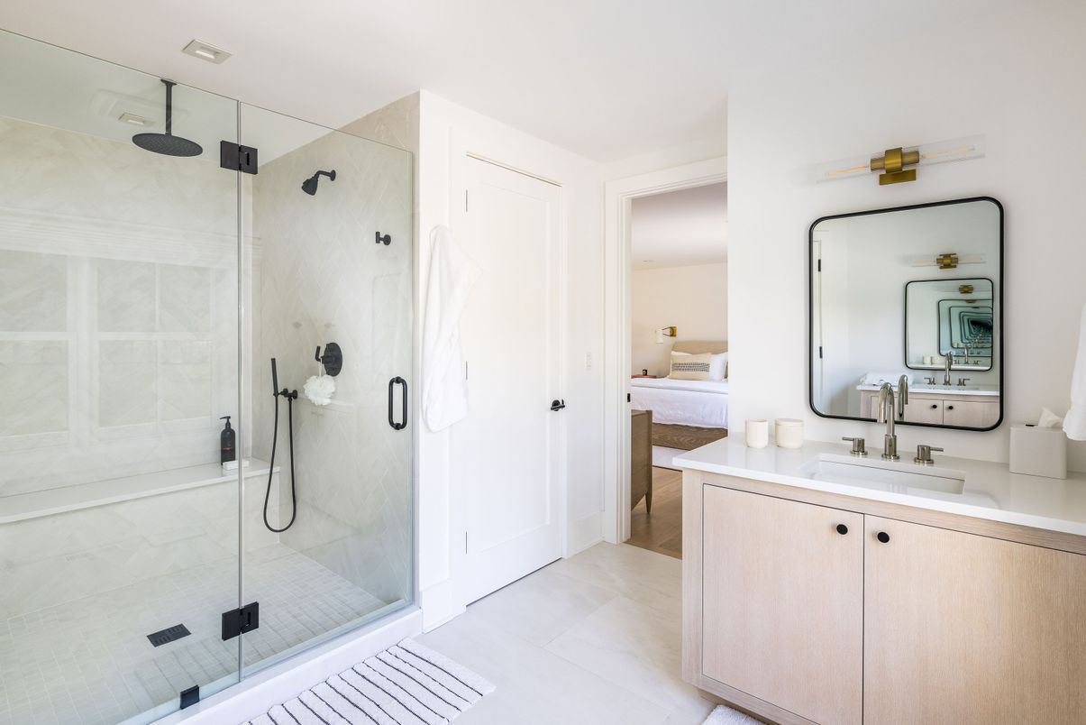 Bathroom, Bedroom, Glass Shower, Interior