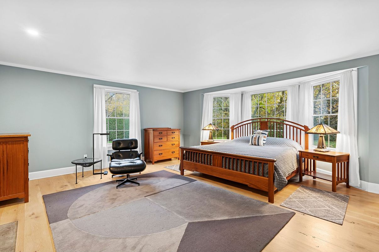 Bedroom, Home Office, Interior, Recessed Lighting, Wood Texture Flooring