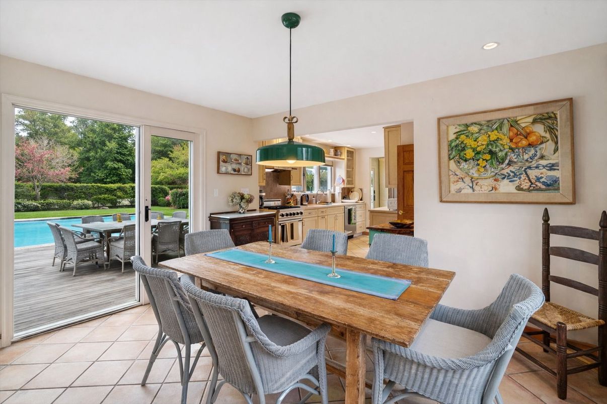 Dining room, Interior, Kitchen, Pendant Lights, Recessed Lighting