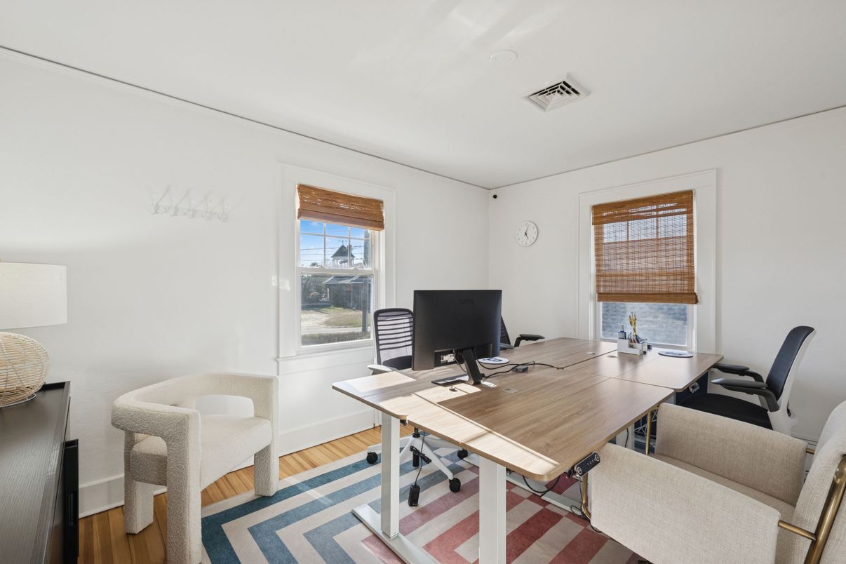 Home Office, Interior, Wood Texture Flooring