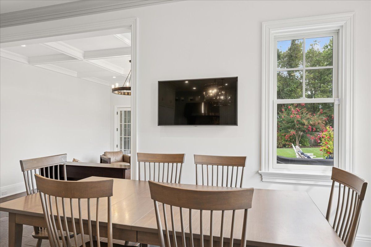 Dining room, Interior, Pendant Lights