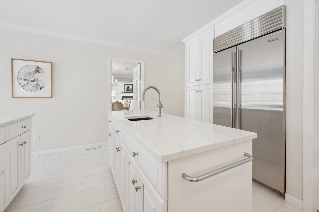 Interior, Kitchen, Marble, Stainless Steel Appliances