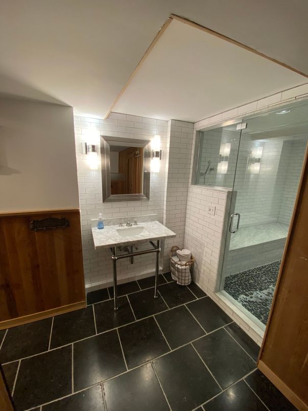 Bathroom, Glass Shower, Interior