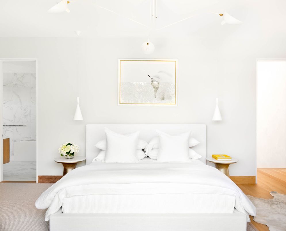 Bedroom, Interior, Pendant Lights