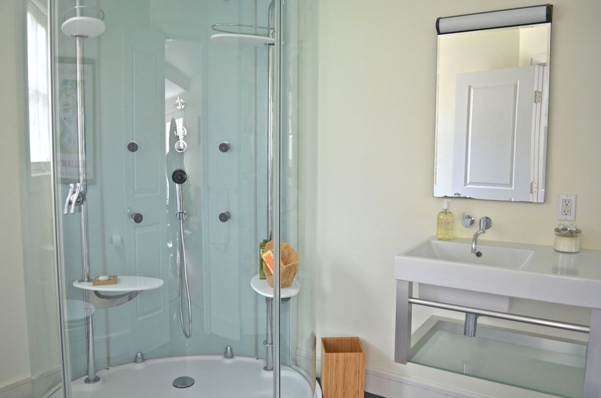 Bathroom, Glass Shower, Interior