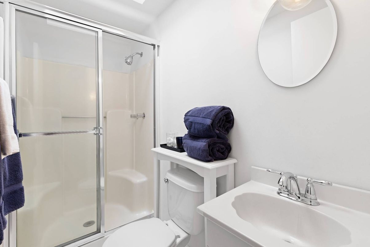 Bathroom, Glass Shower, Interior