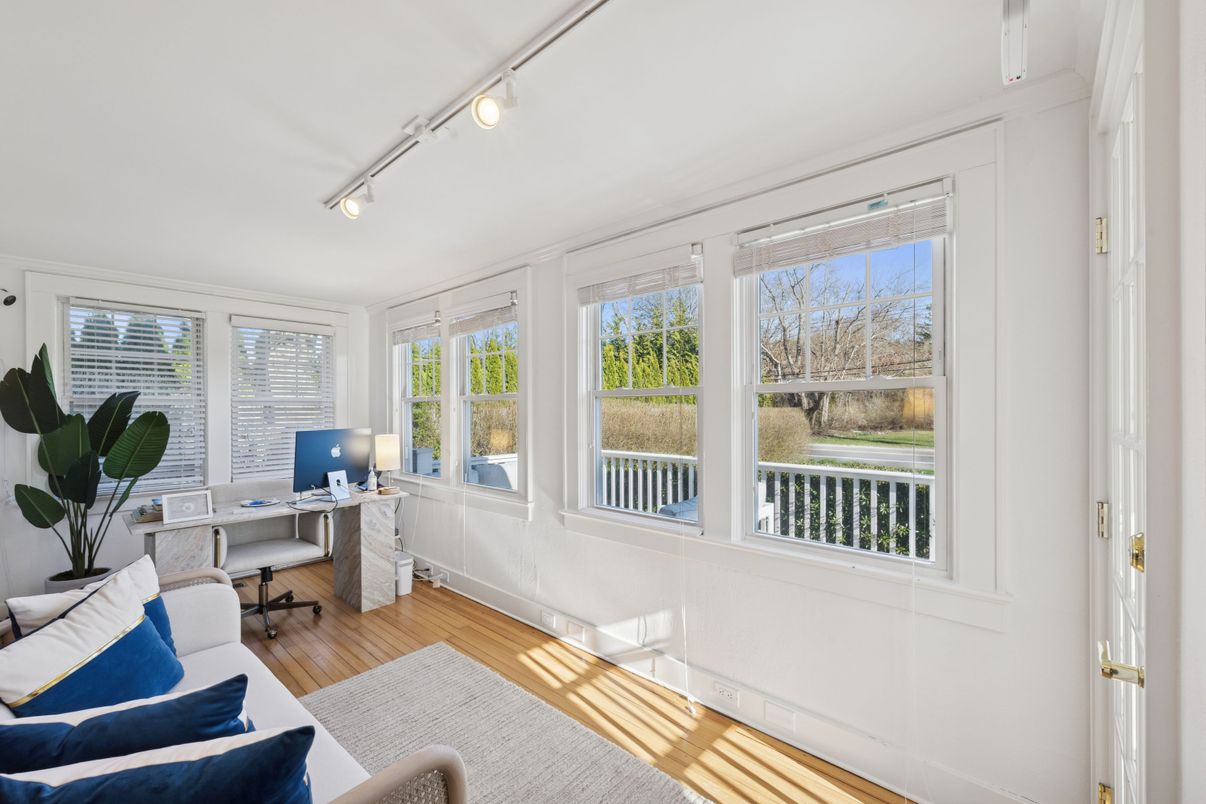 Home Office, Interior, Wood Texture Flooring