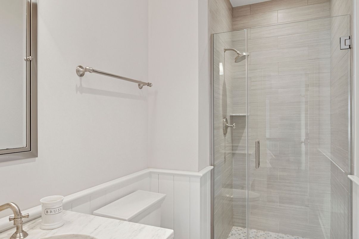 Bathroom, Glass Shower, Interior