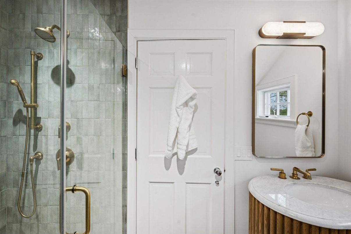 Bathroom, Glass Shower, Interior