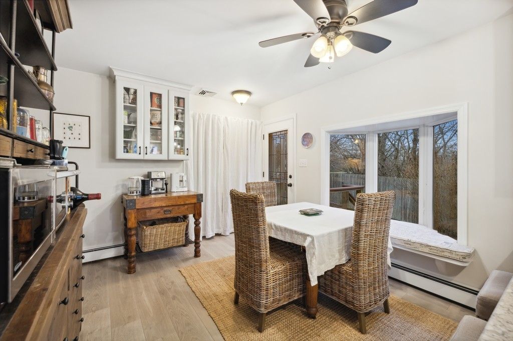 Dining room, Interior, Wood Texture Flooring