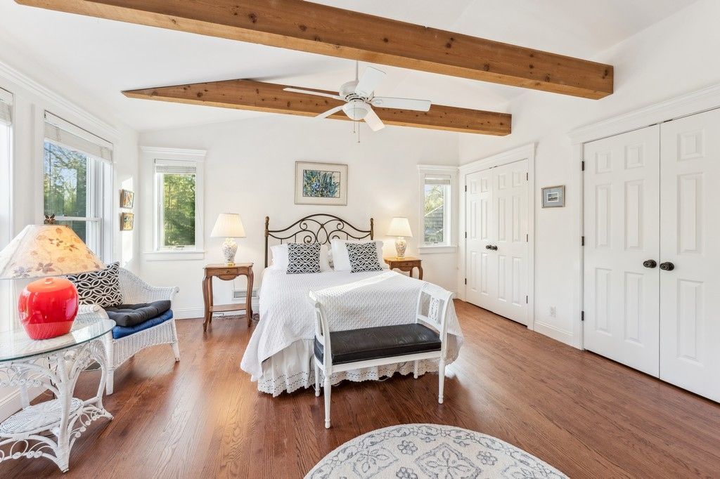Bedroom, Interior, Wooden Beams, Wood Texture Flooring