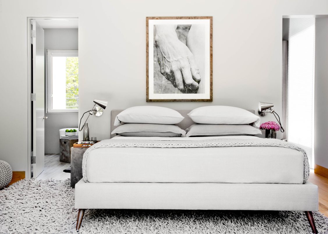 Bedroom, Interior, Wood Texture Flooring