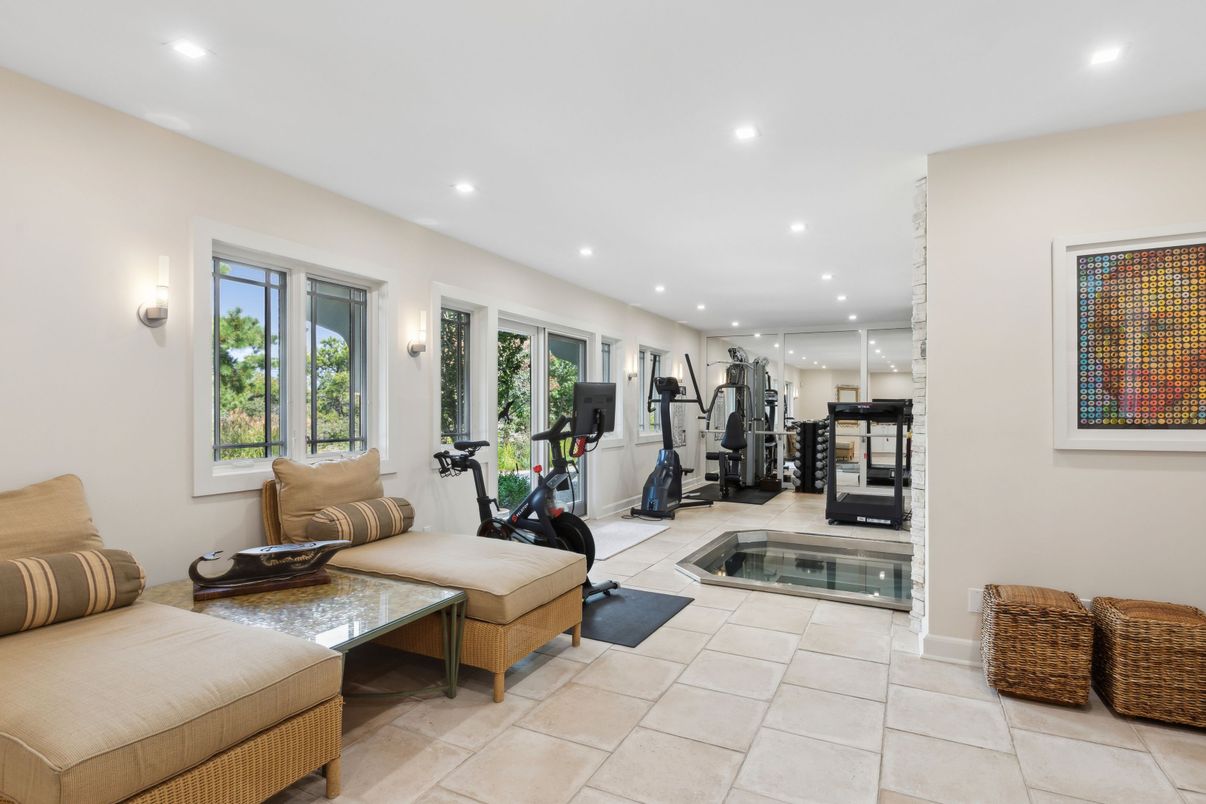 Fitness Equipment, Interior, Recessed Lighting