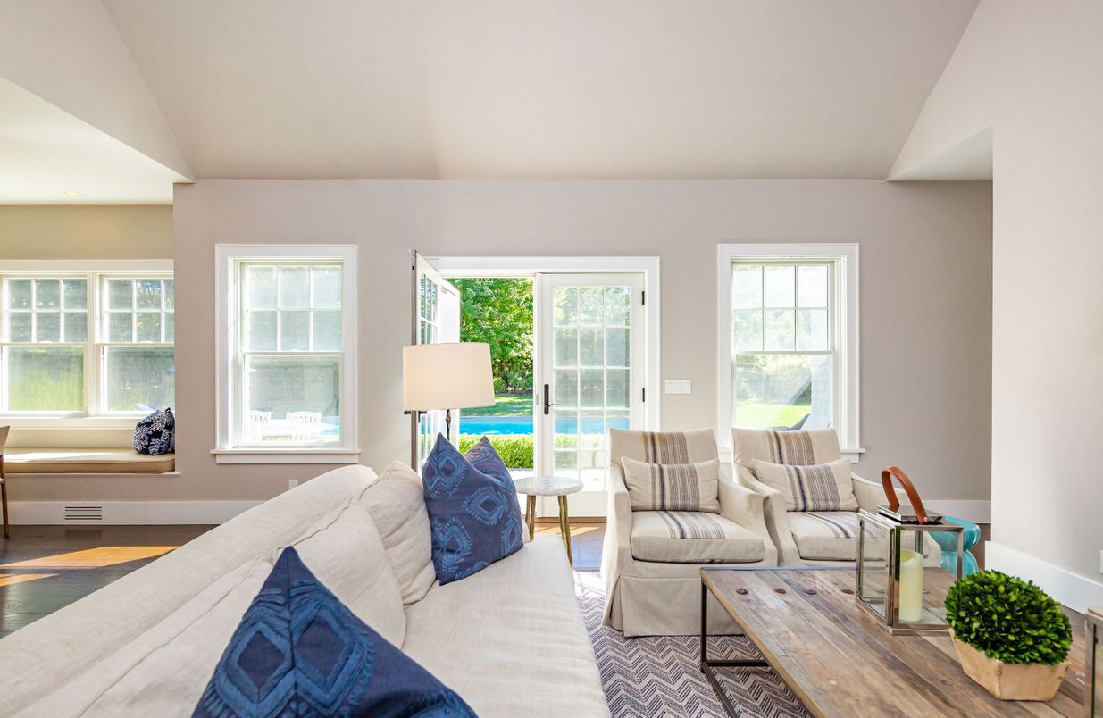 Interior, Living room, Recessed Lighting