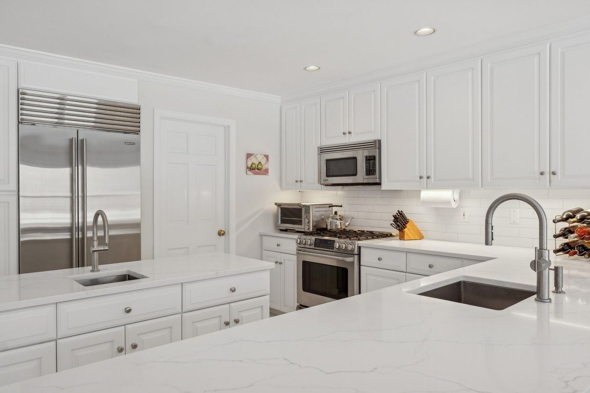 Interior, Kitchen, Recessed Lighting, Stainless Steel Appliances
