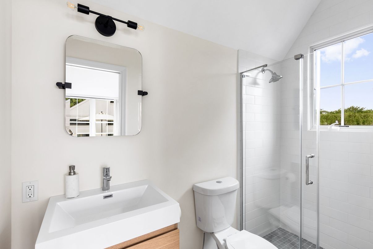 Bathroom, Glass Shower, Interior