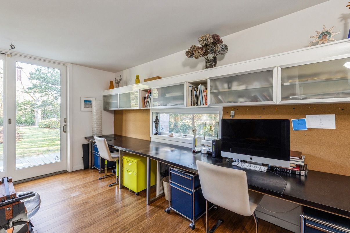 Home Office, Interior, Wood Texture Flooring